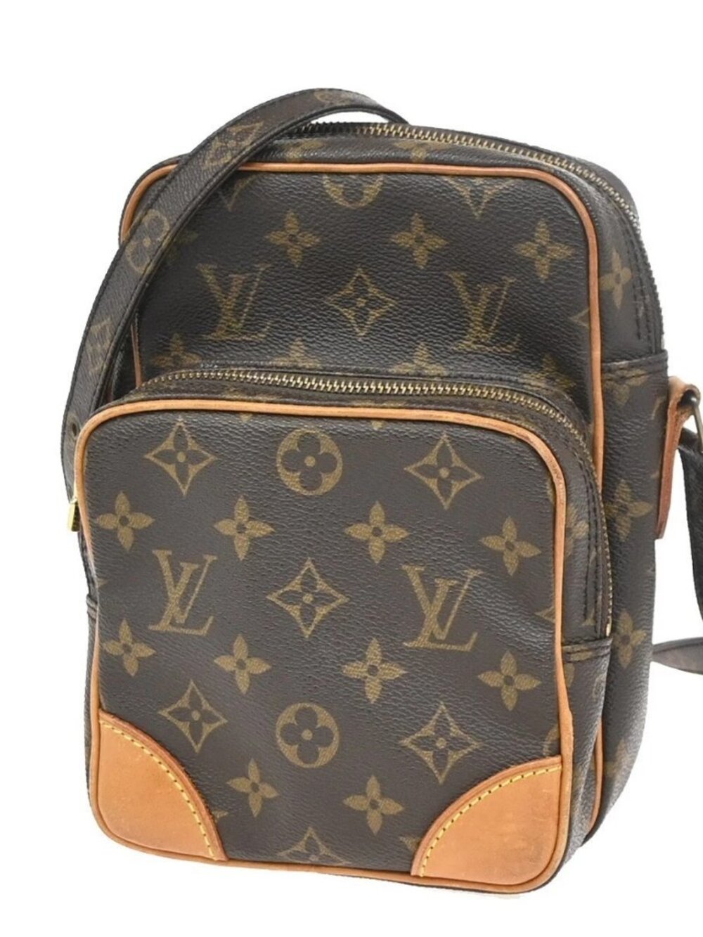 LOUIS VUITTON Amazon Crossbody Shoulder Bag Monogram Leather BN M45236 80KD016